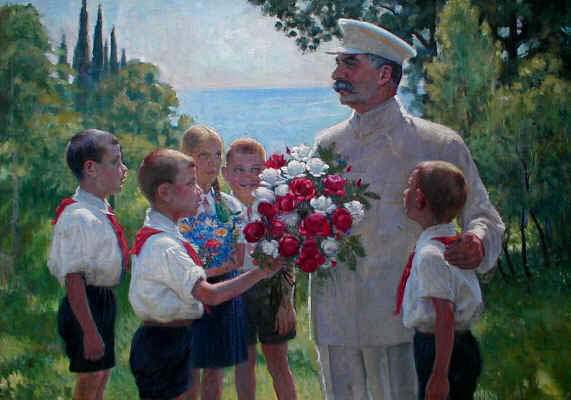 Сталин с детьми